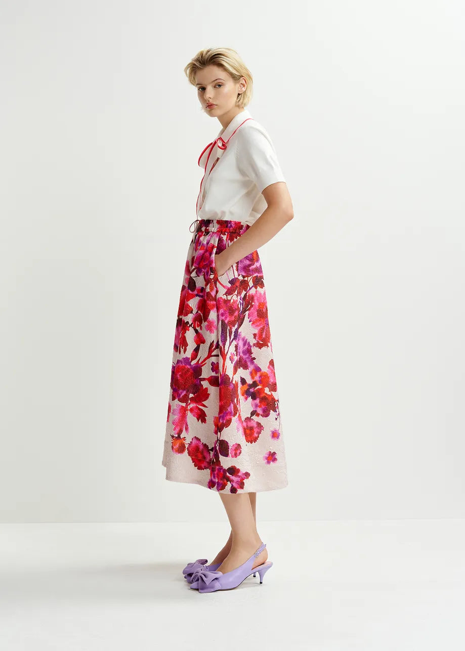 Essential Antwerp Harbour A-Line Skirt