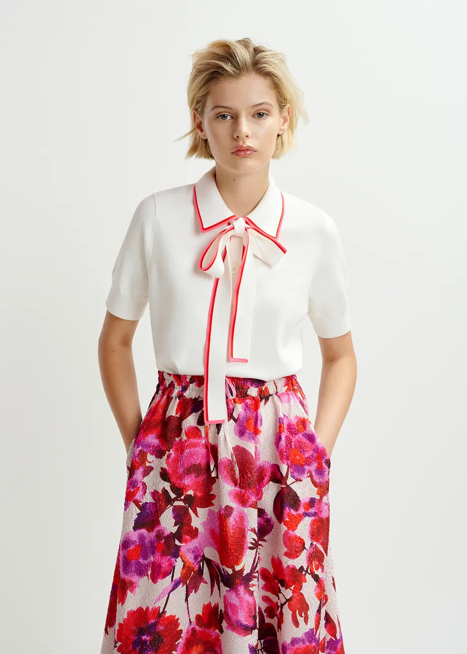 Essential Antwerp Harbour A-Line Skirt