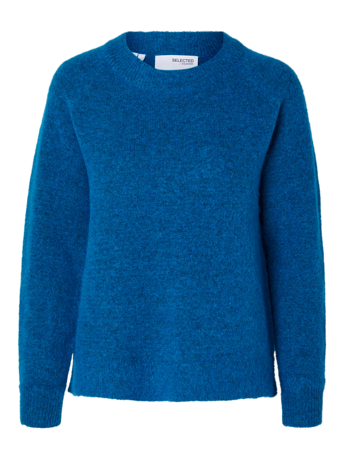 Selected Femme Lulu Super Sonic Blue Sweater