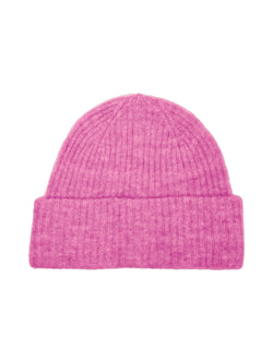 Selected Femme Maline Phlox Pink Beanie Hat