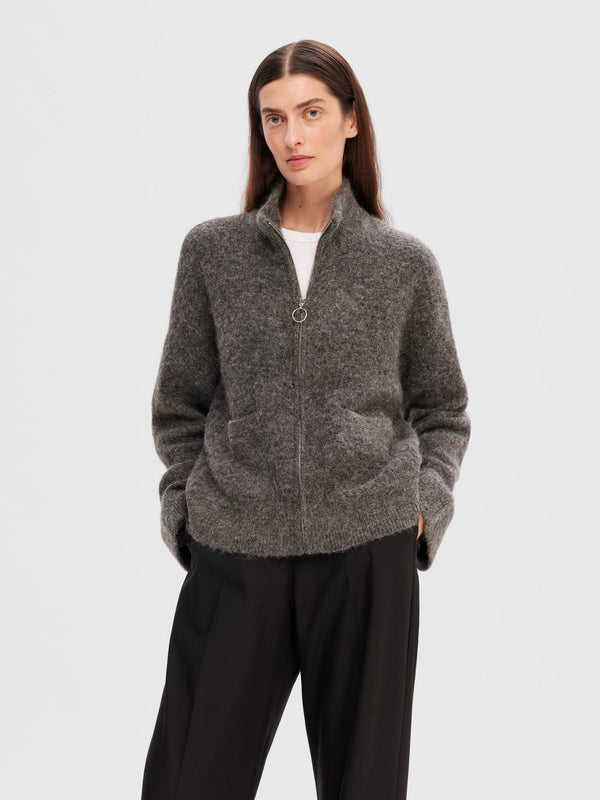 Selected Femme Sia Zip Cardigan Knit