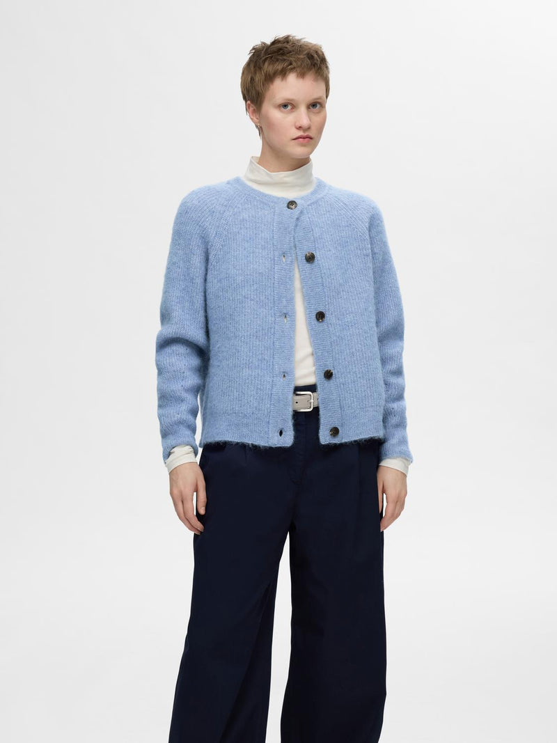 Selected Femme Lulu Sky Blue Cardigan