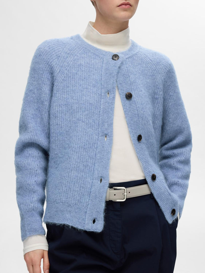 Selected Femme Lulu Sky Blue Cardigan