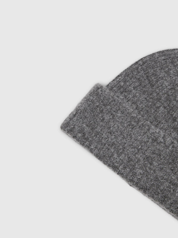 Selected Femme Maline Medium Gray Beanie Hat