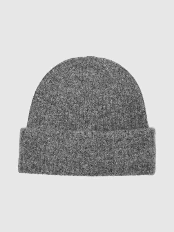 Selected Femme Maline Medium Gray Beanie Hat