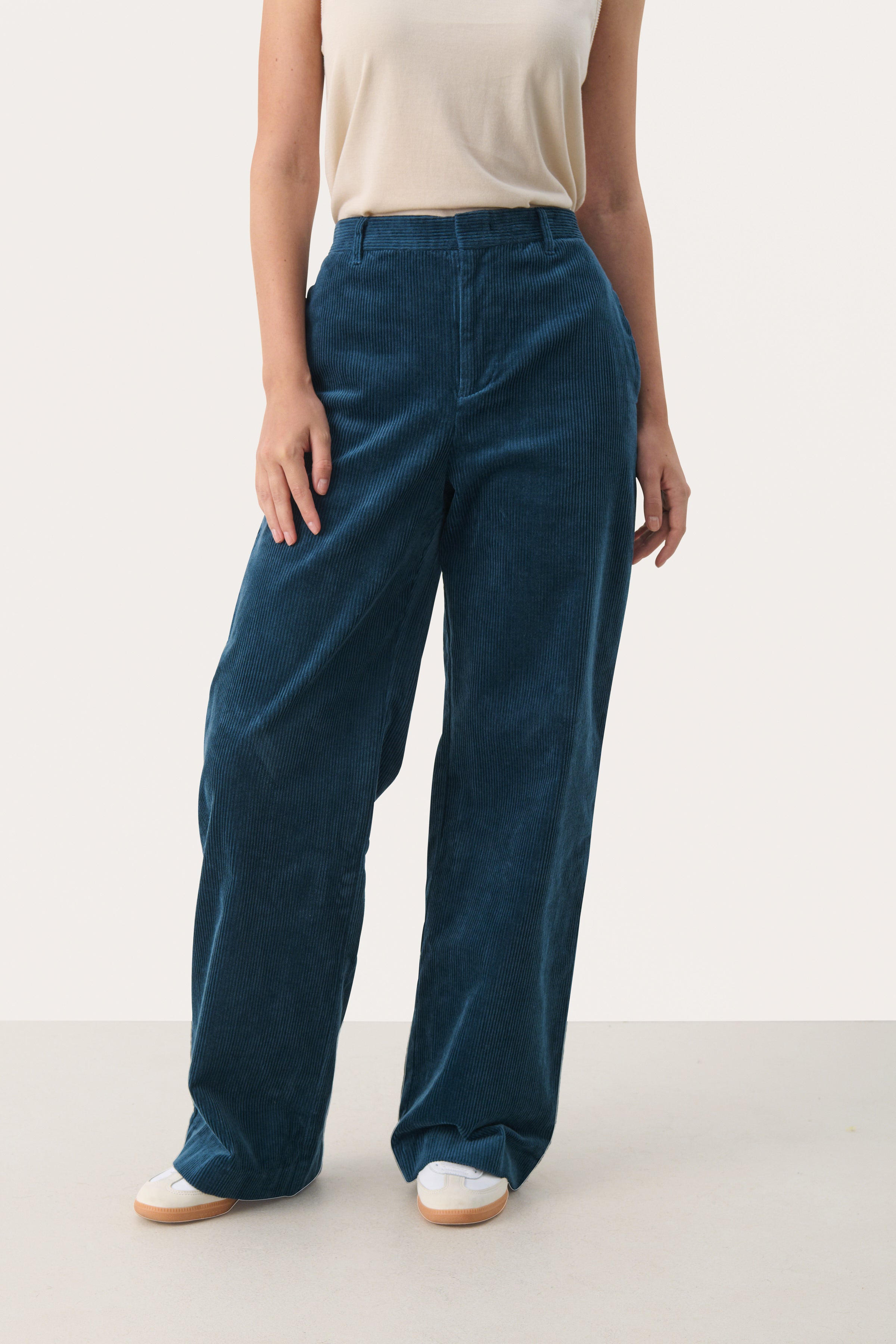 Part Two Clarisse Corduroy Trousers in Blue