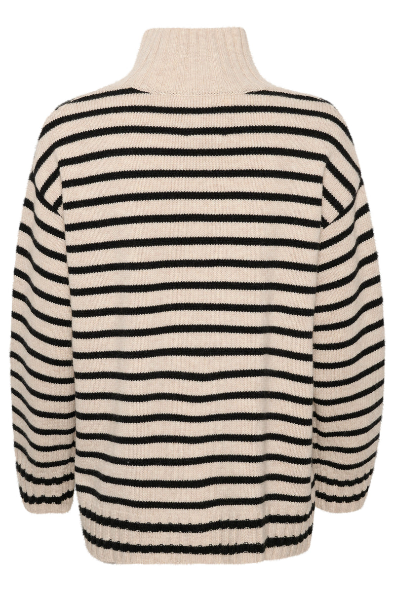 Part Two Lilye Striped Highneck Sweater