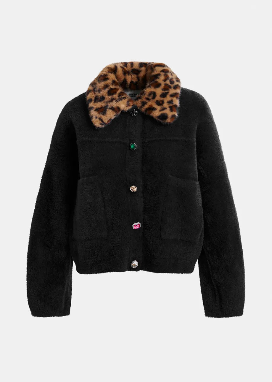 Essentiel Antwerp Black Intention Jacket