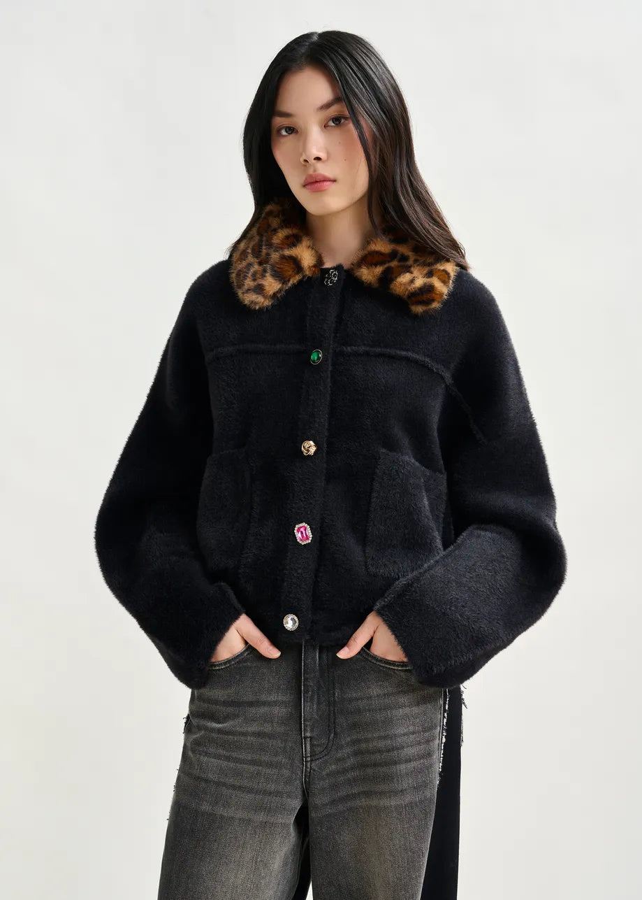 Essentiel Antwerp Black Intention Jacket