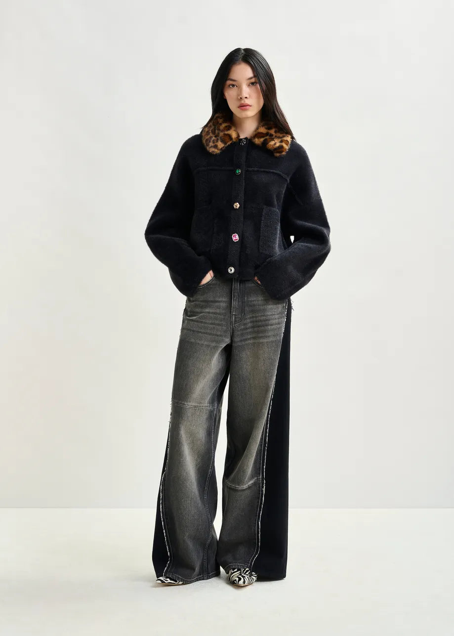 Essentiel Antwerp Black Intention Jacket