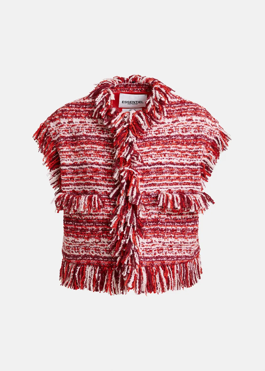 Essentiel Antwerp Ishani Fringed Gilet