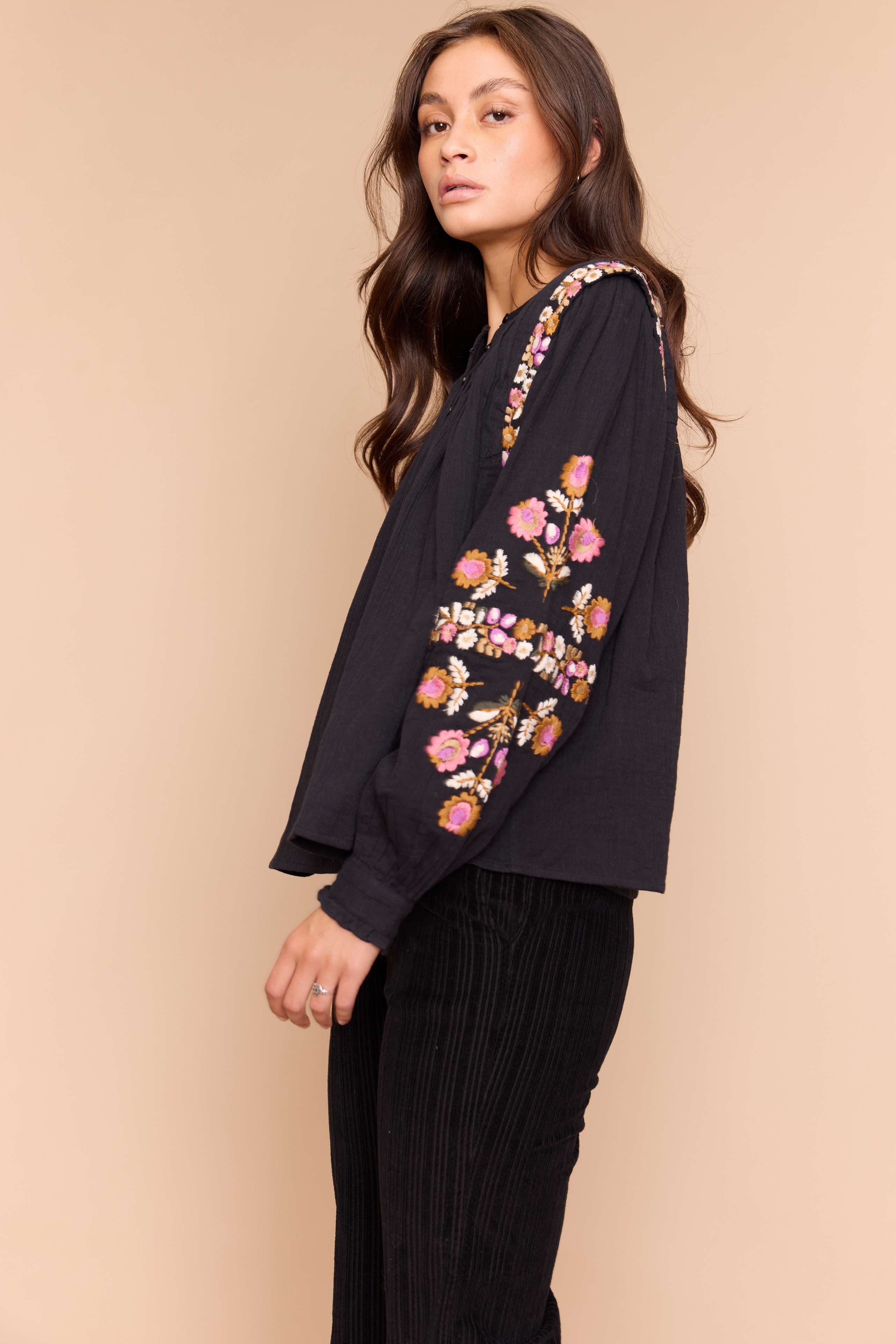 Louizon Ipish Noir Blouse