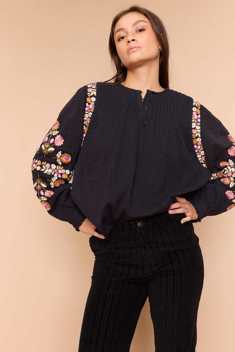 Louizon Ipish Noir Blouse