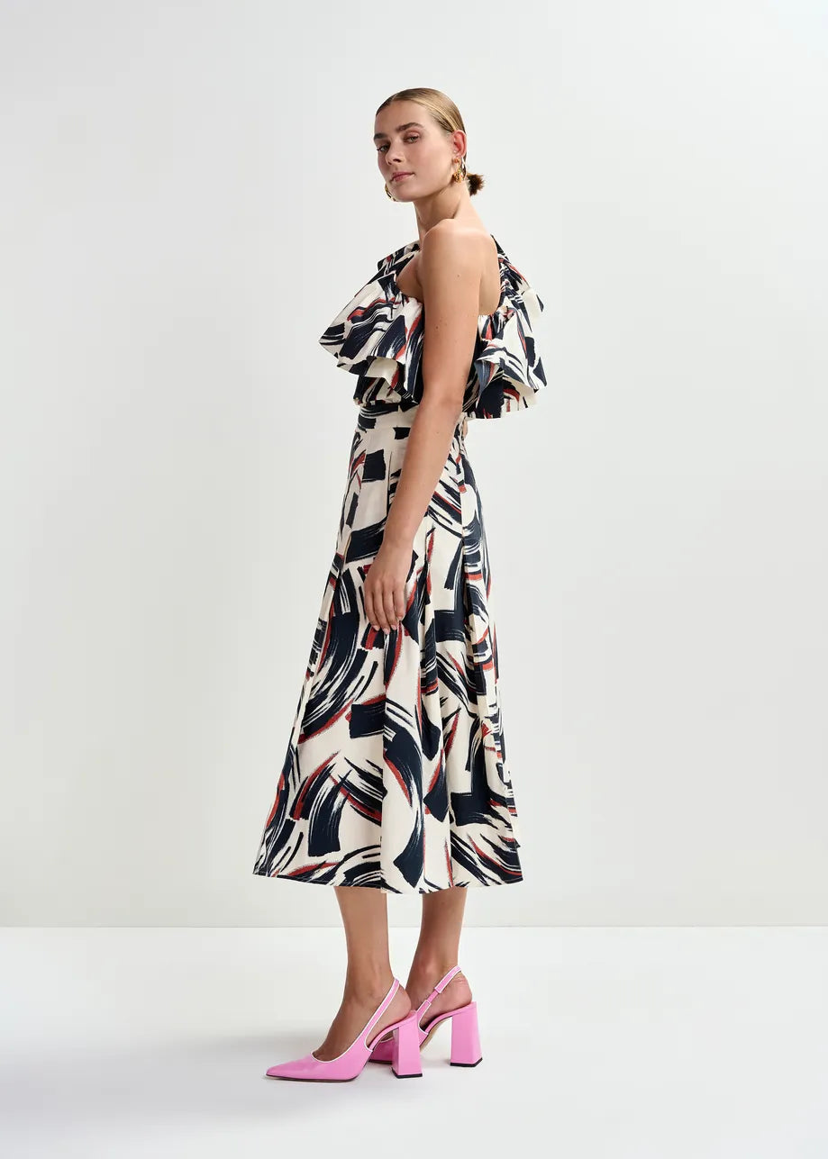 Essentiel Antwerp Jaelyn Pleat Midi-Skirt