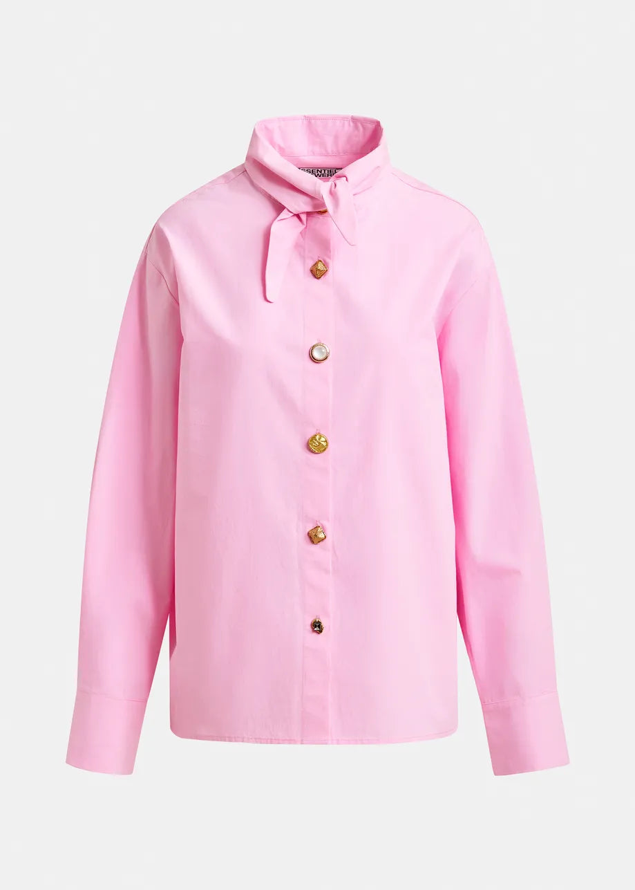 Essentiel Antwerp Jomato Pink Collar Shirt