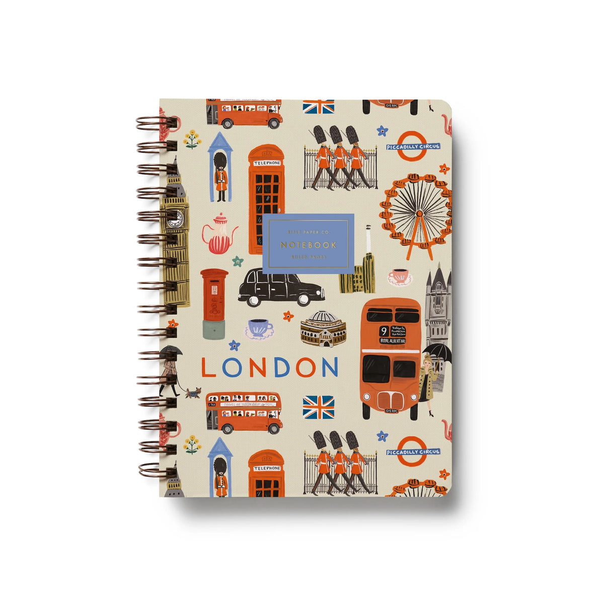 Rifle Paper Co London Spiral Notebook