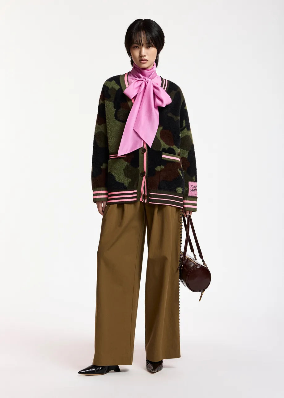 Essentiel Antwerp Kamoo Camoflage Cardigan