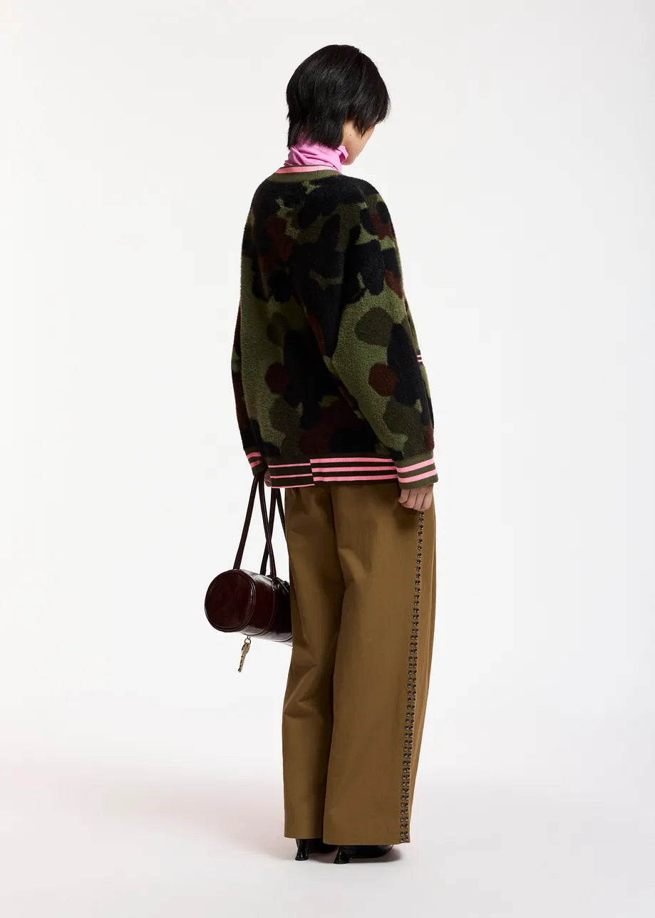 Essentiel Antwerp Kamoo Camoflage Cardigan