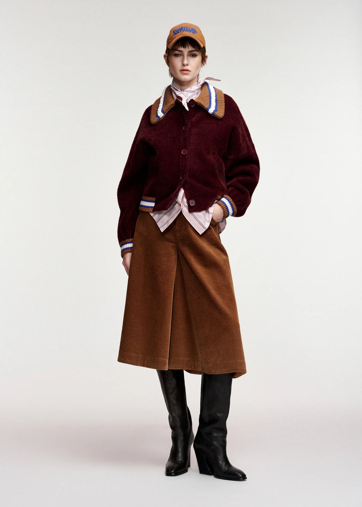 Essentiel Antwerp Kamore Wine Jacket