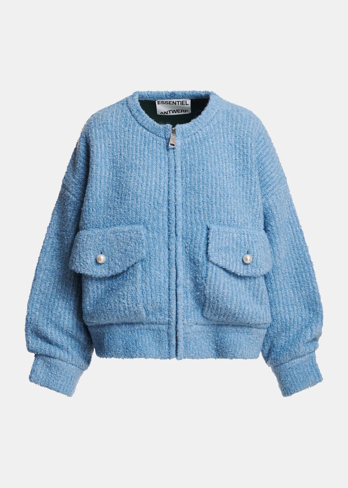 Essentiel Antwerp Kanada Azure Fur Collar Jacket
