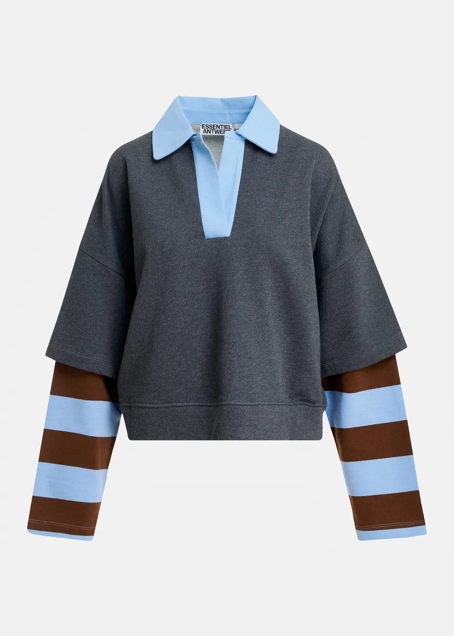 Essentiel Antwerp Kantelou Polo Sweatshirt