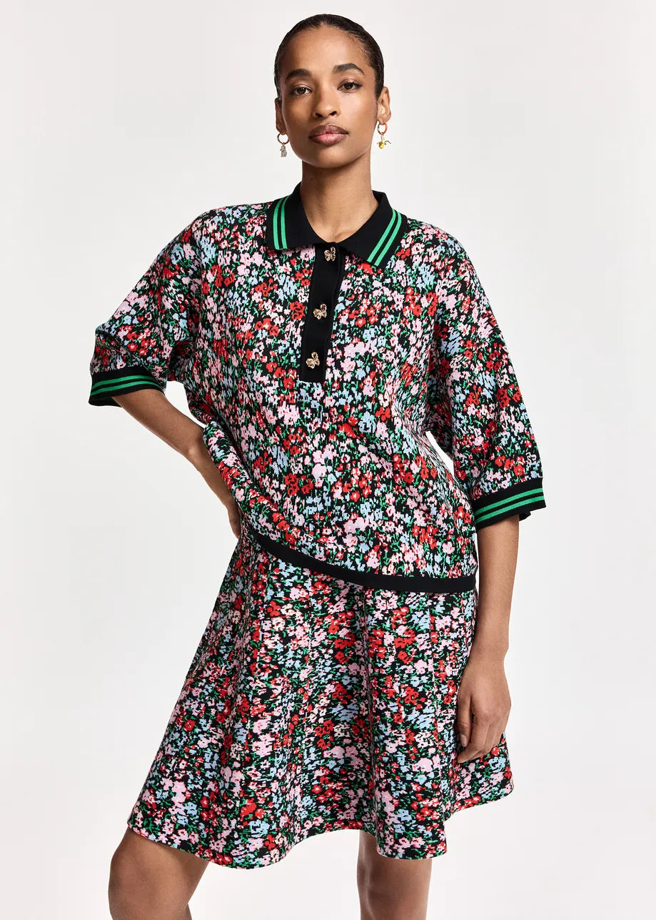 Essentiel Antwerp Kartos Knitted Jacquard Polo