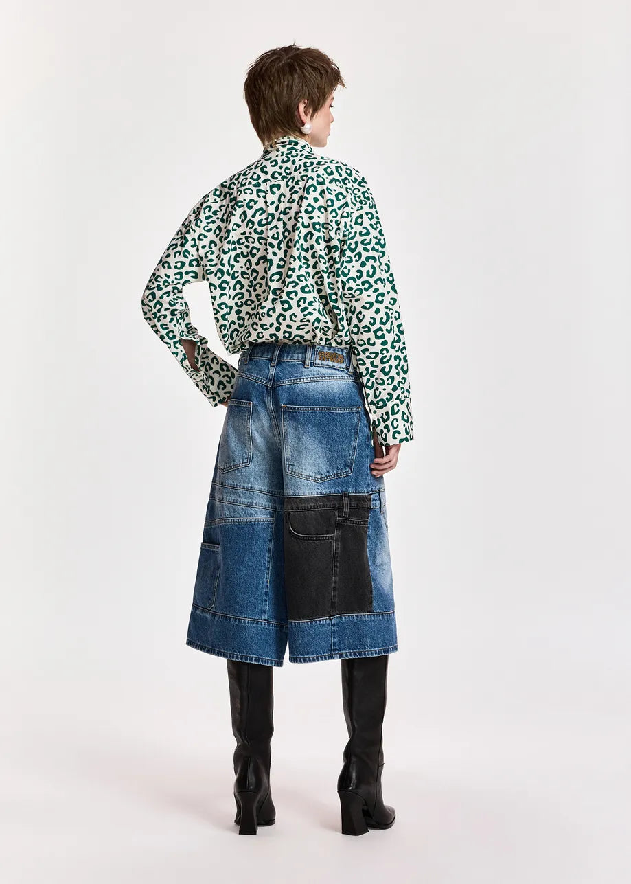 Essentiel Antwerp Khaleesi Off-White Pussy Bow Tie Shirt