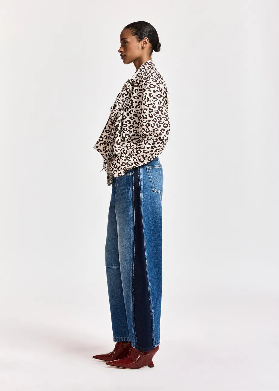 Essentiel Antwerp Khaleesi Bear Me Pussy Bow Tie Shirt