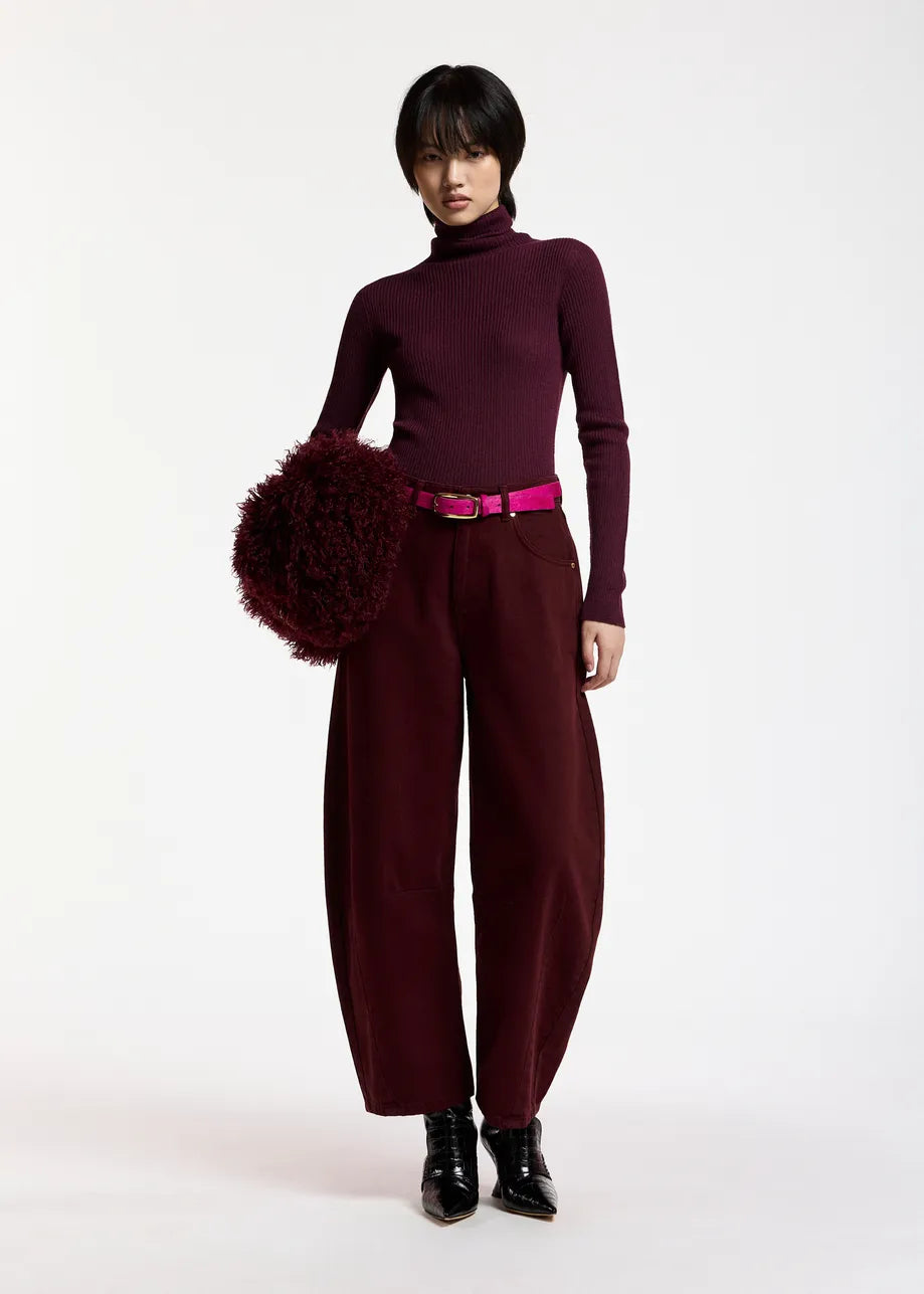 Essentiel Antwerp Kokos Burgundy Jeans