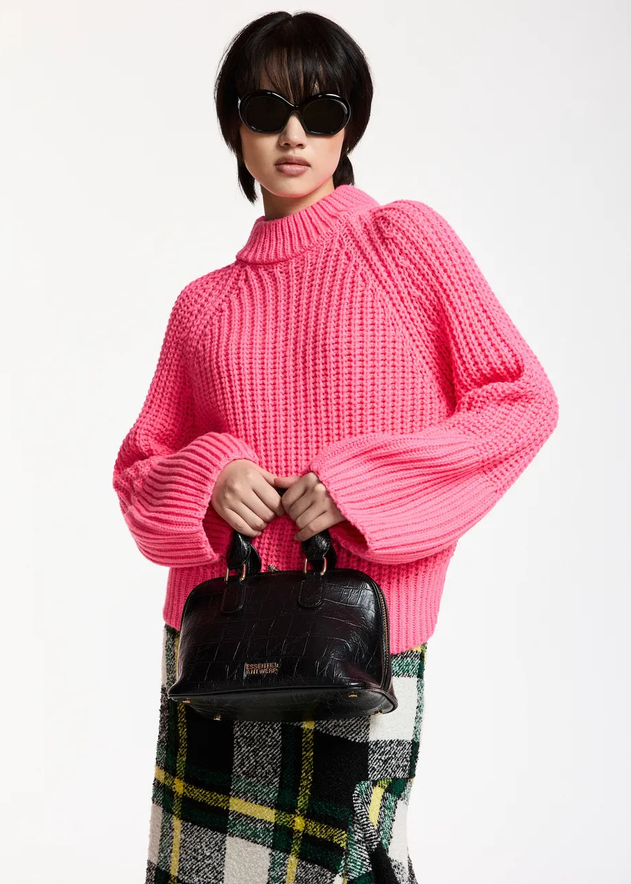 Essentiel Antwerp Kristian Pink Knitted Pullover