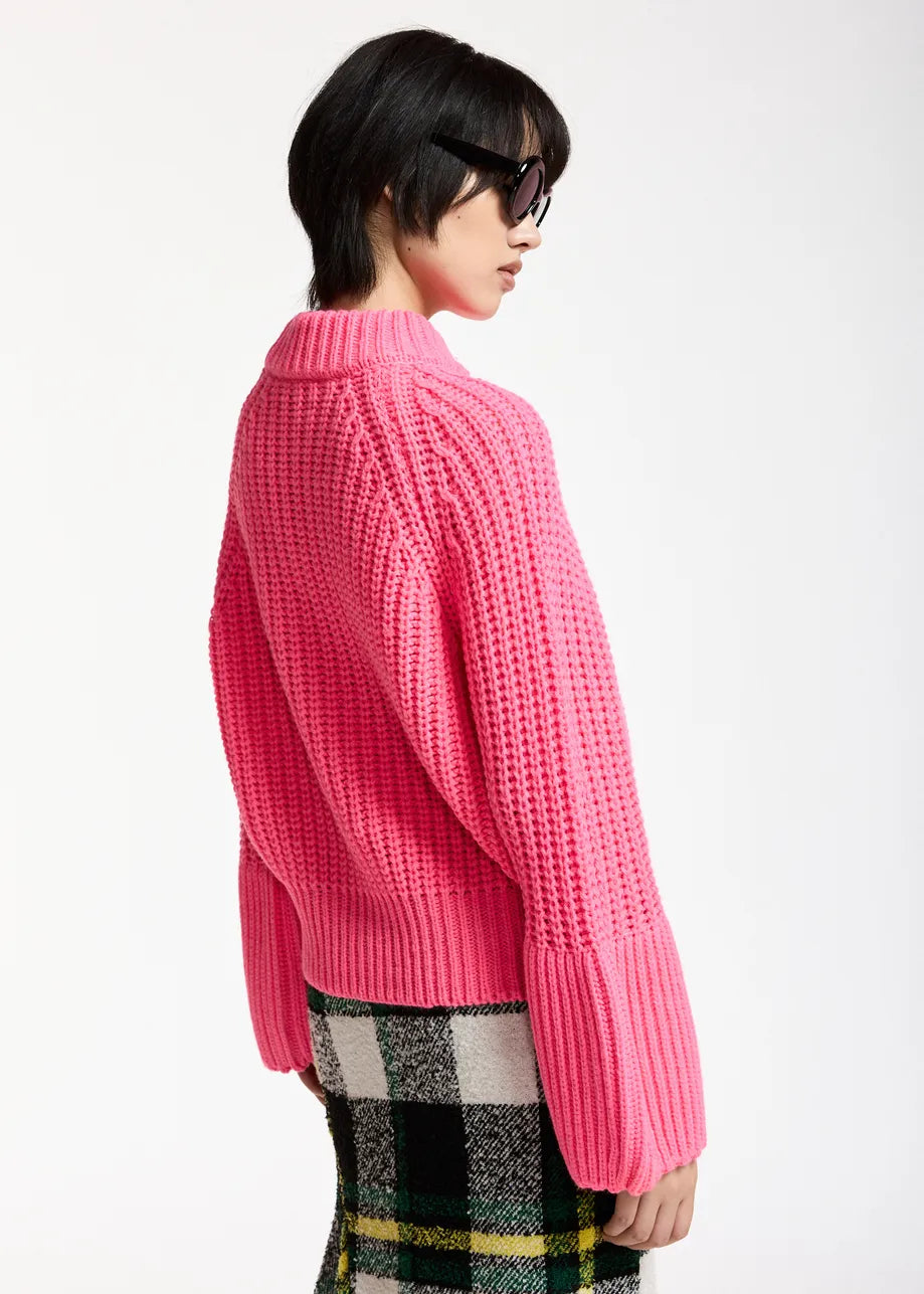 Essentiel Antwerp Kristian Pink Knitted Pullover