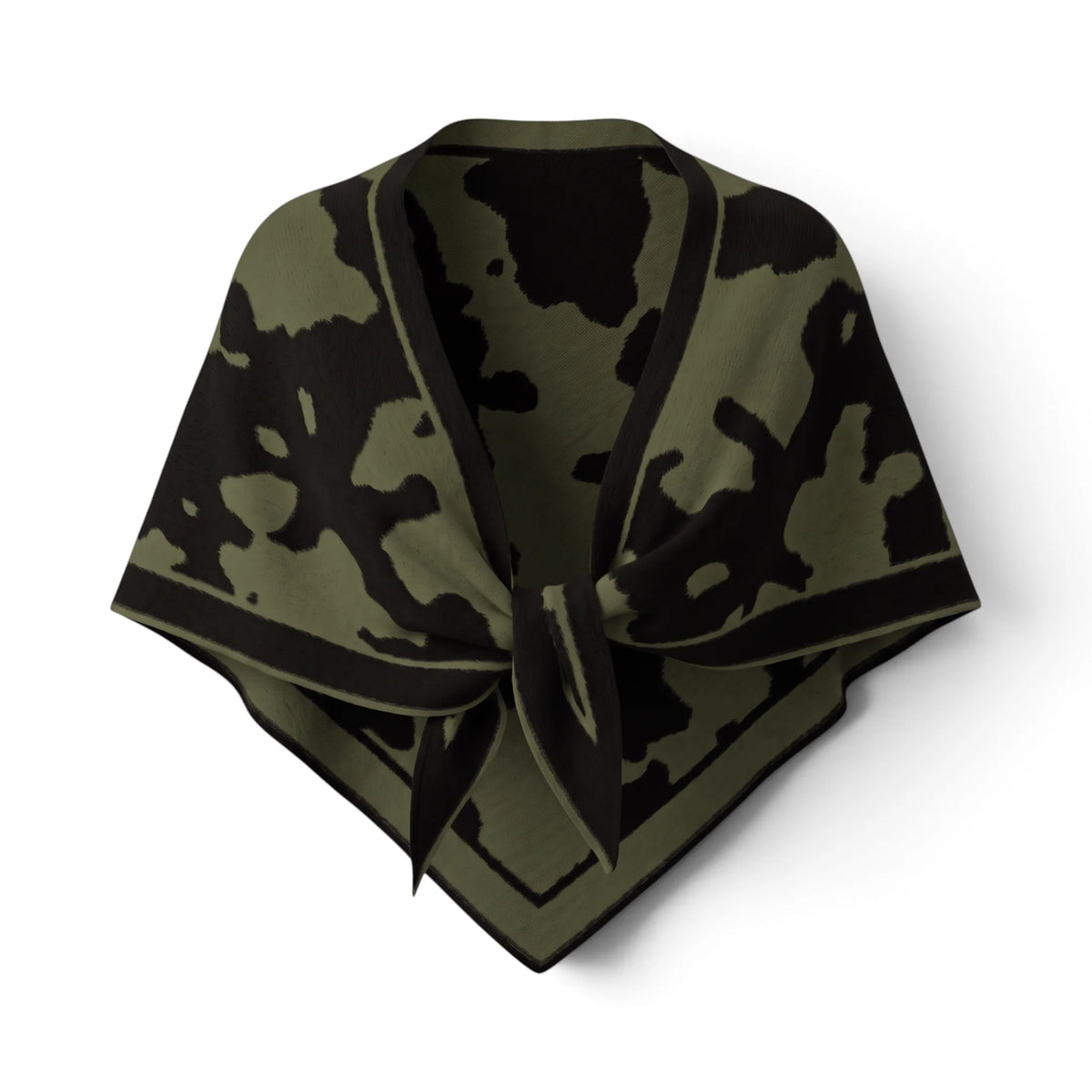 Precious Camouflage Wool Blend Scarf