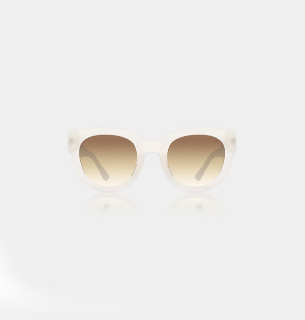 A.Kjaerbede Lilly Cream Bone Sunglasses