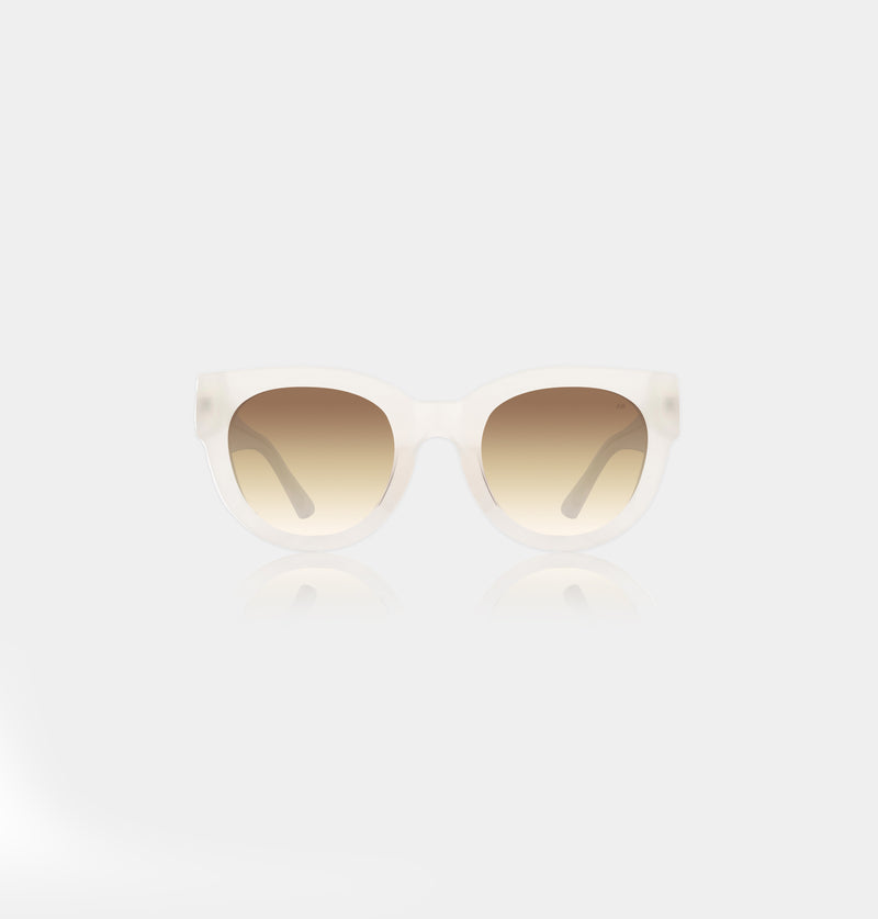 A.Kjaerbede Lilly Cream Bone Sunglasses