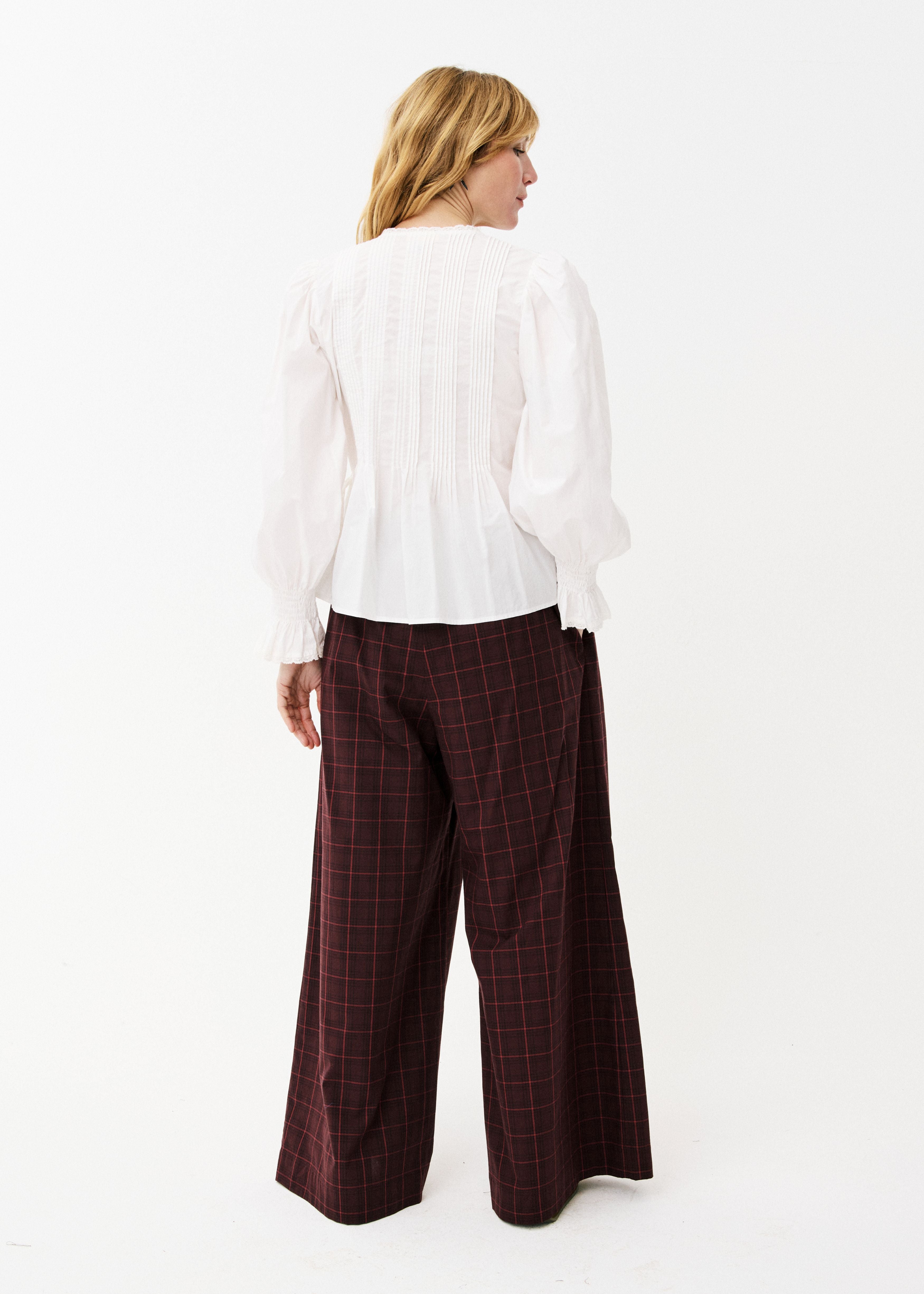 Maison Anana White Myriam Wrap Blouse