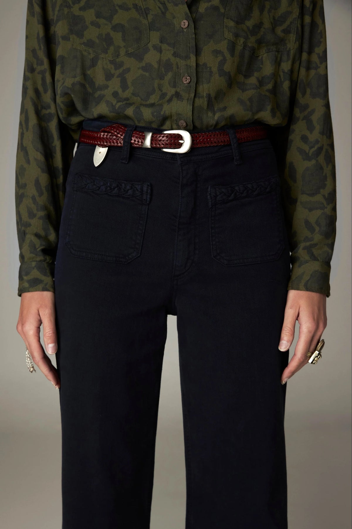 Maison Hotel Giuletta Navy Trouser