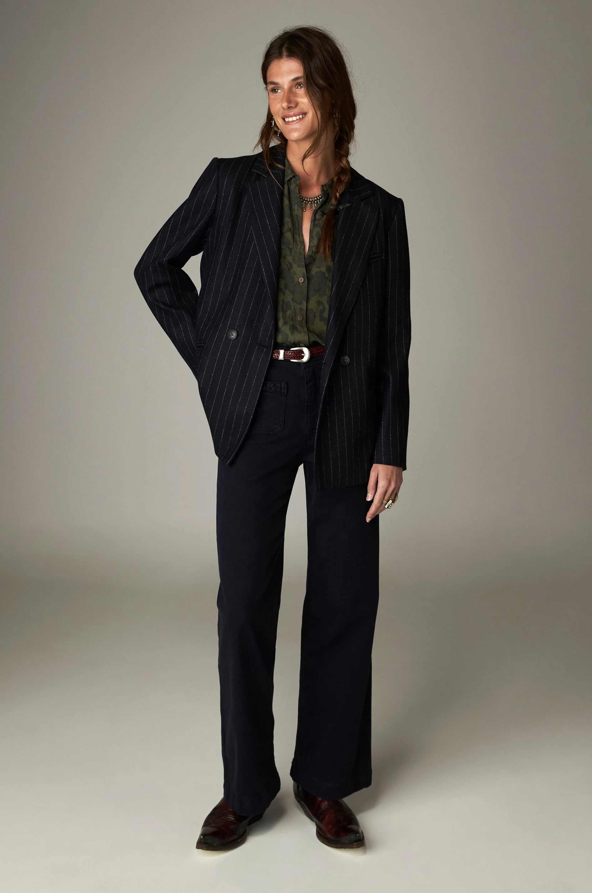 Maison Hotel Giuletta Navy Trouser