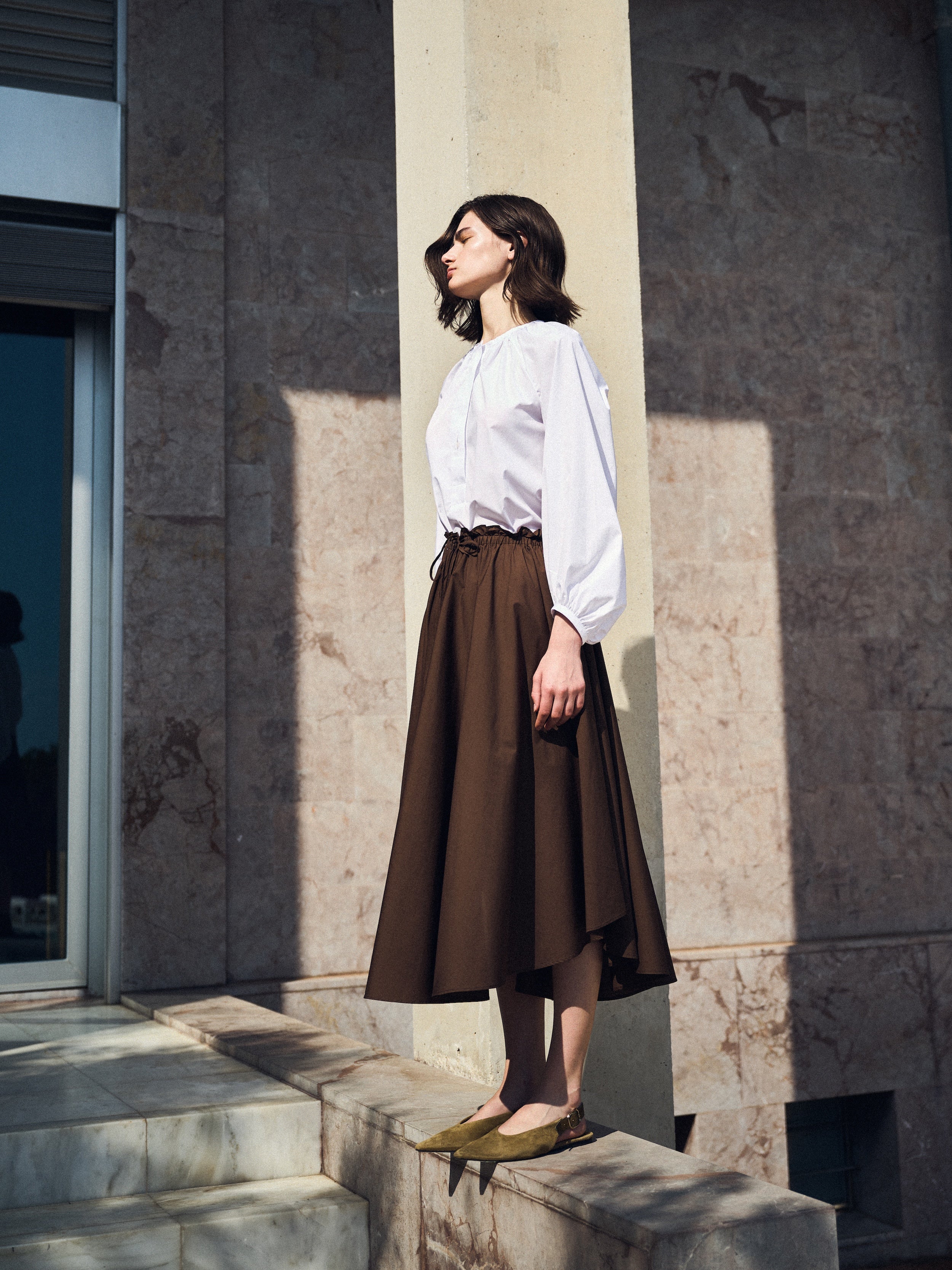 Milla White Poplin Shirt