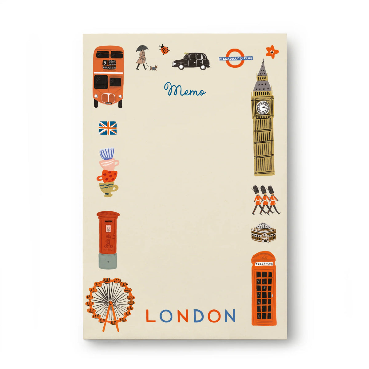 Rifle Paper Co London Memo Notepad
