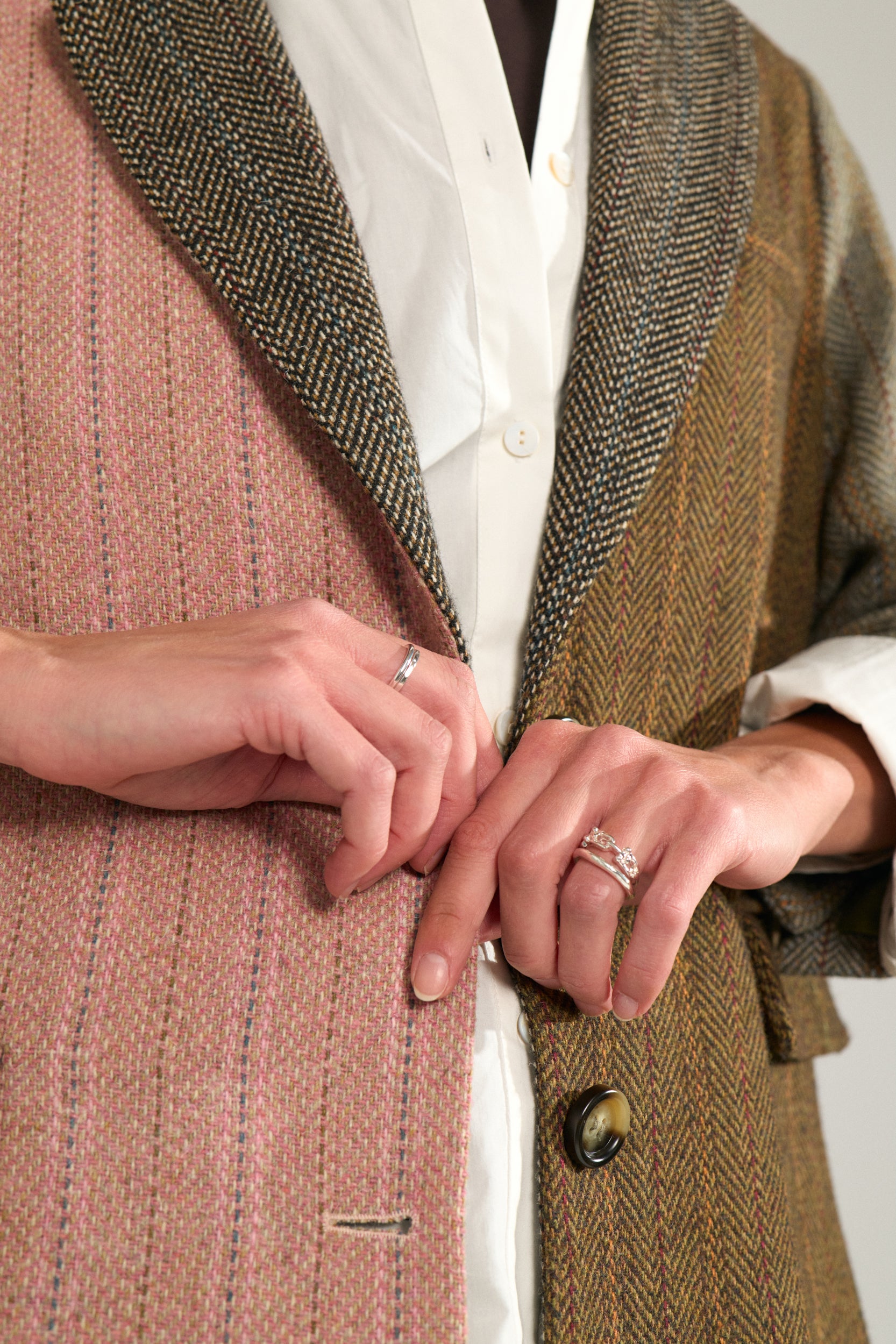 Numph Nuavey Herringbone Blazer