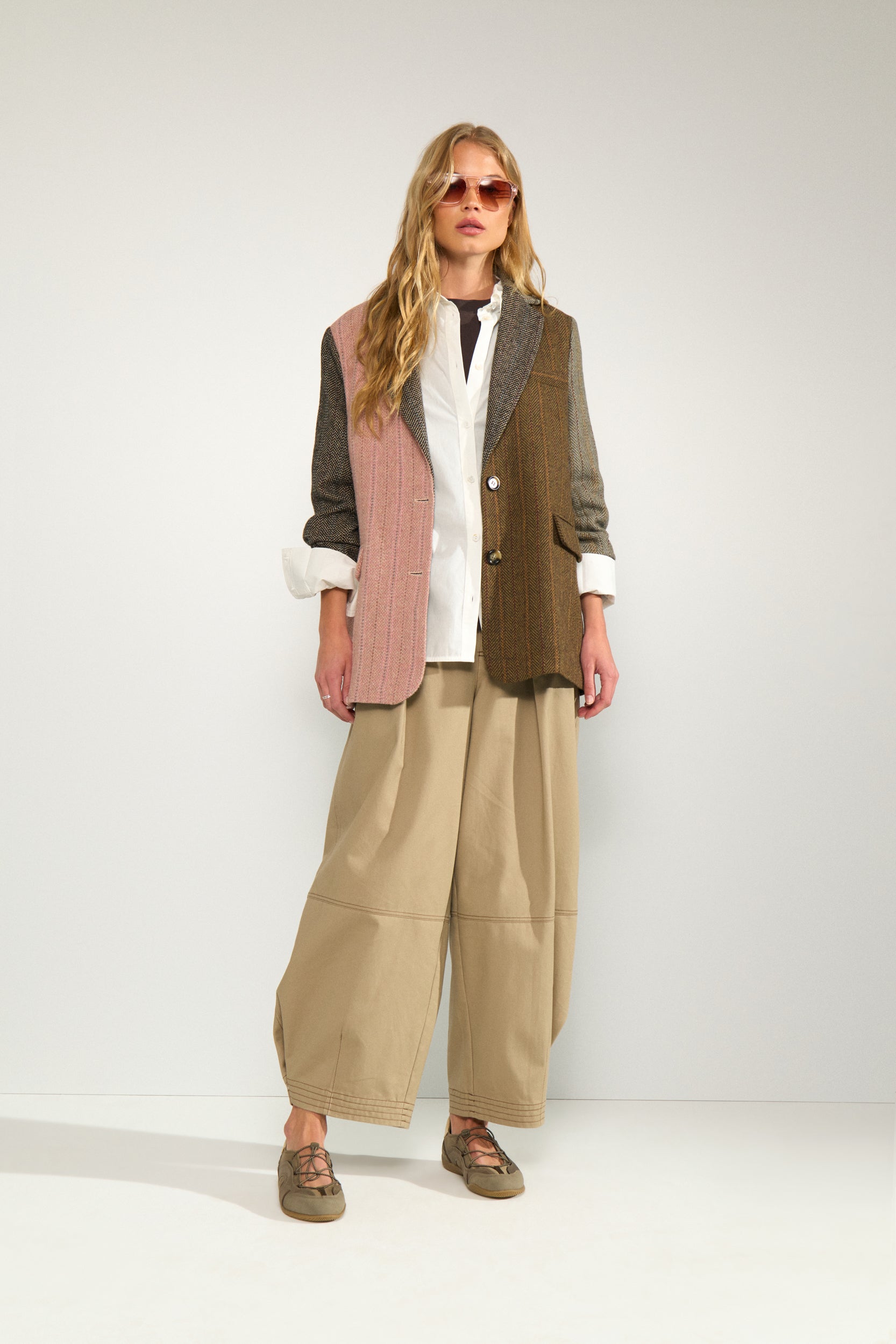 Numph Nuavey Herringbone Blazer
