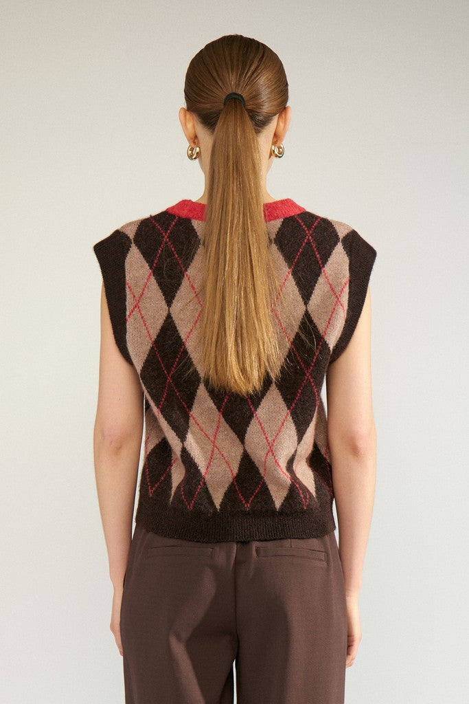 Numph Nutikla Argyle Vest