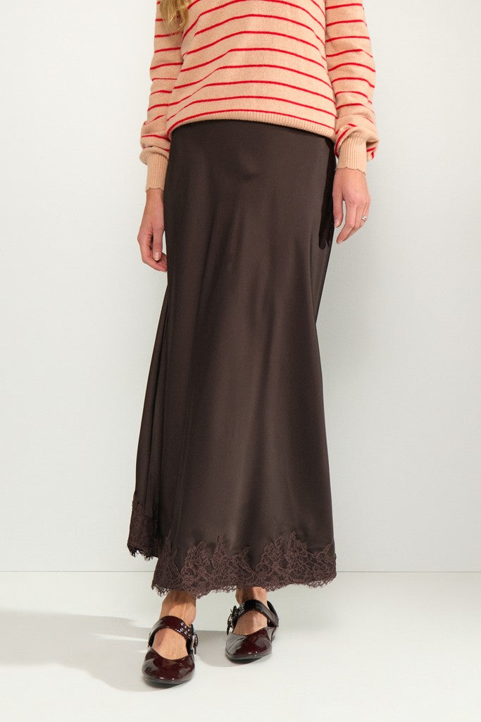 Numph Nunadine Satin Skirt