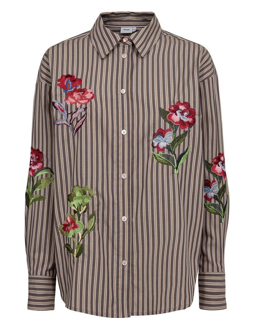 Numph Nukacey Embroidery Shirt