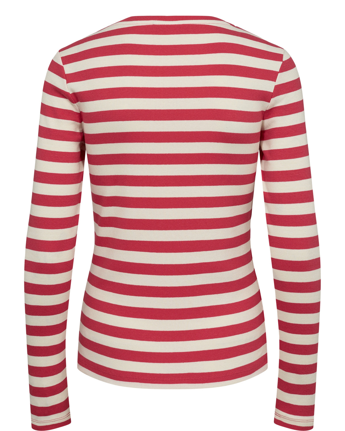 Numph Numixie Geranium Striped Tee