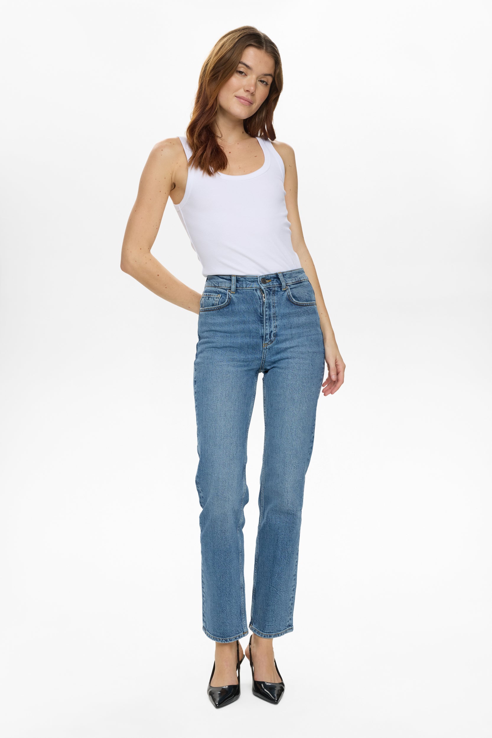 Numph Nuoslo Denim Slim Leg Jeans