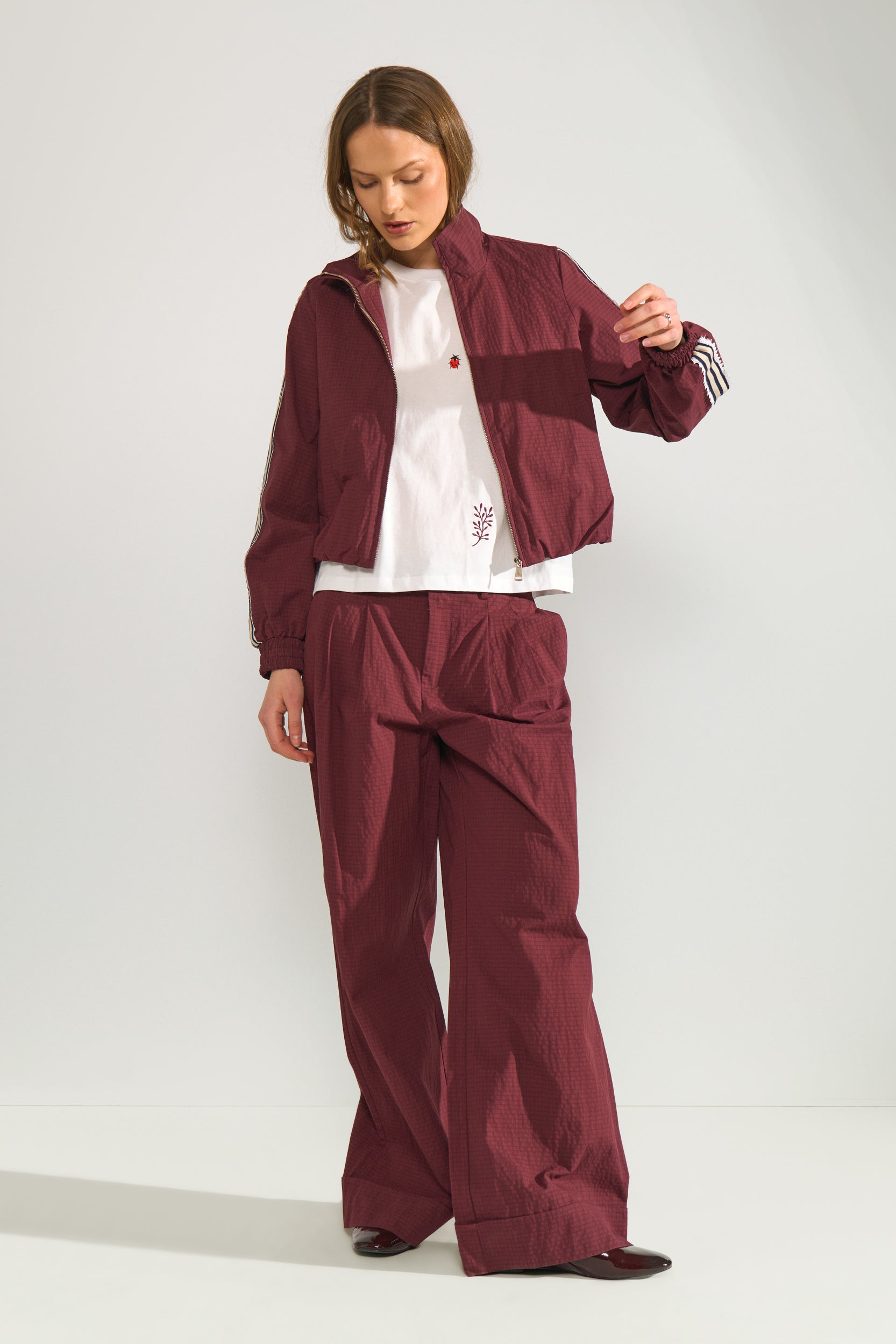 Numph Nutuja Fig Bomber Jacket