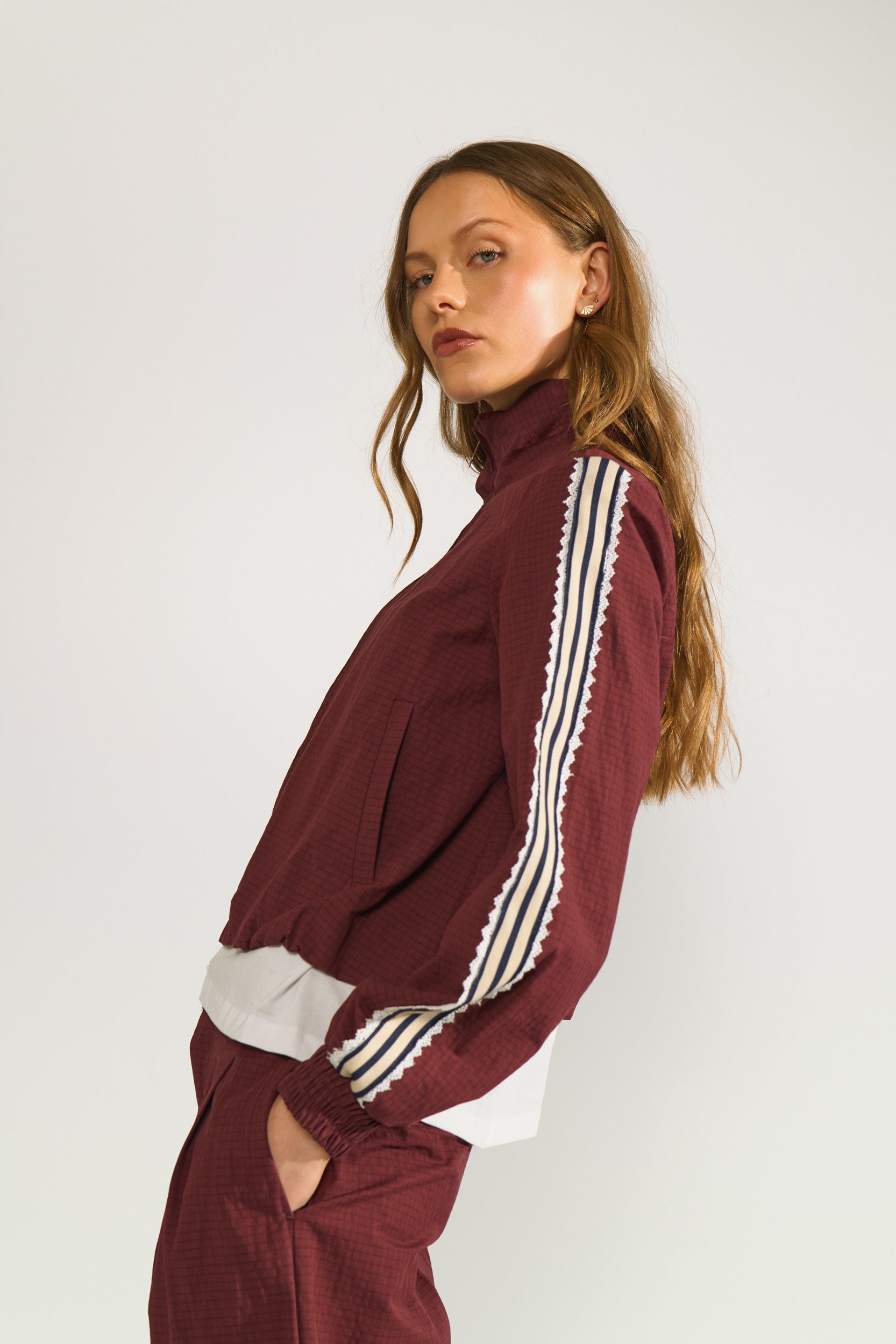 Numph Nutuja Fig Bomber Jacket