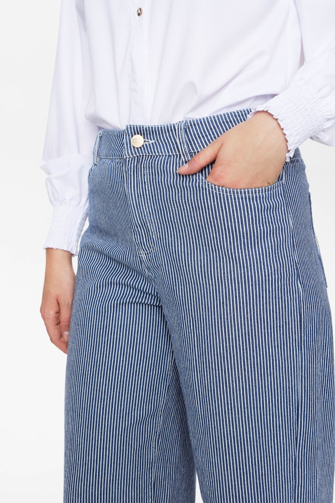 Numph Nuerina Striped Jeans