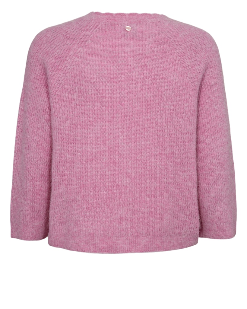 Numph Nuriette Selma Rib Pink Cardigan
